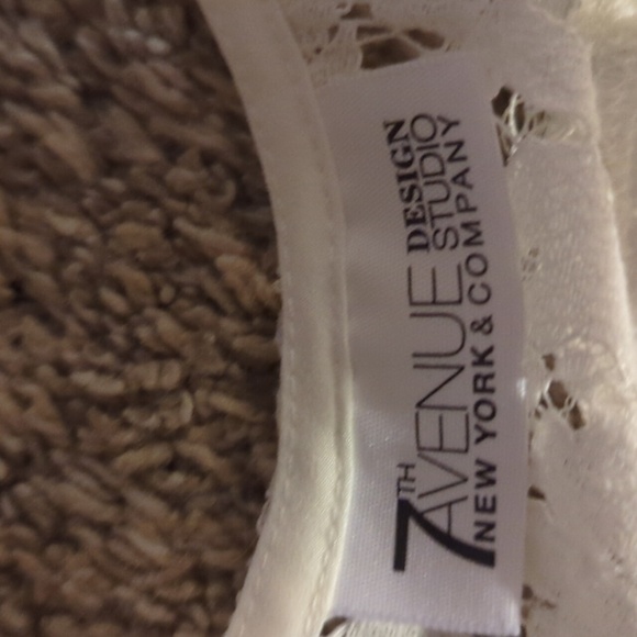 7th avenue white blouse, size XS - Picture 5 of 6